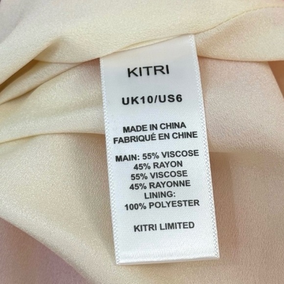 Kitri Womes US 6 Claire Picnic Check Bias Cut Long Slip Dress Empire Waist - Picture 6 of 11